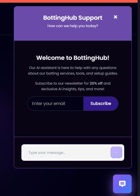 BottingHub Widget